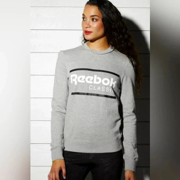 Reebok Classic Grey Crew neck Sweatshirt, size M - Picture 1 of 5